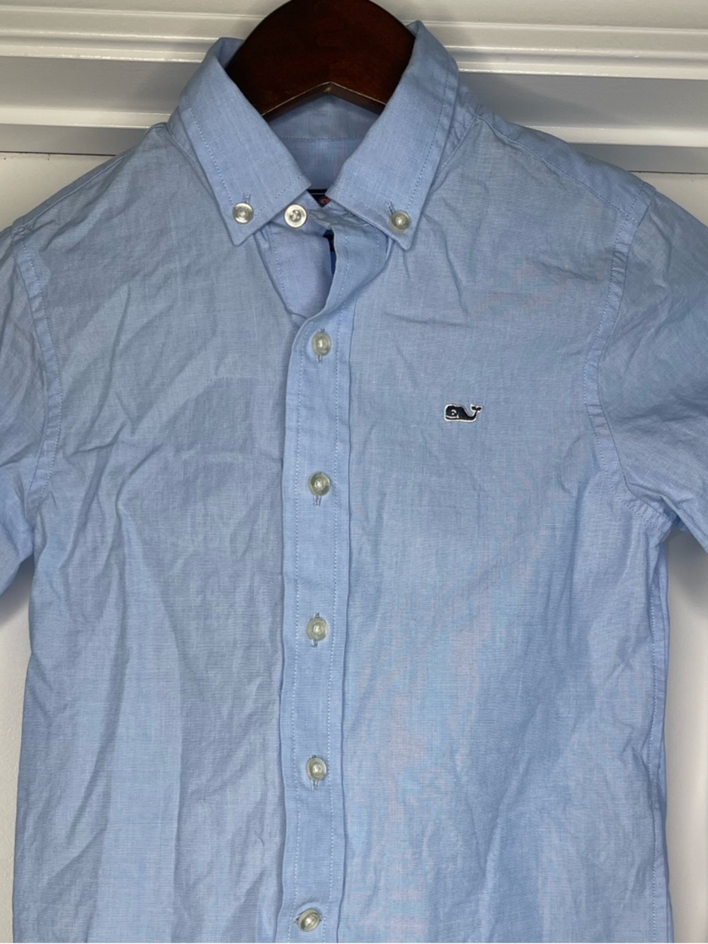 Vineyard Vines Light Blue BOYS Button-Down Shirt Size 6
